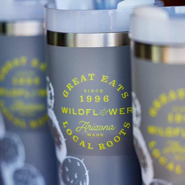 Wildflower Tumbler - Great eats. Local roots.